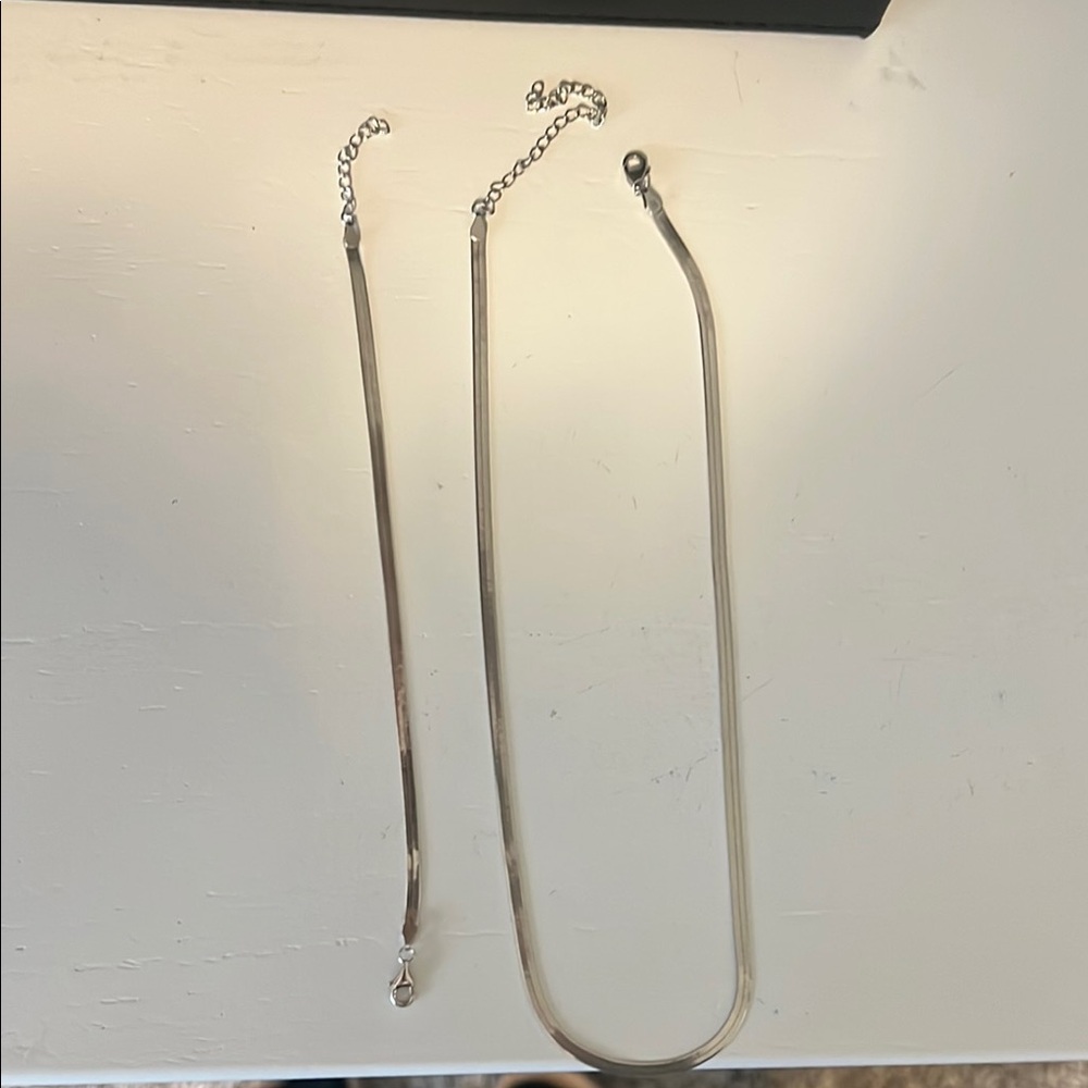 Snake Silver Necklace and Bracelet Set